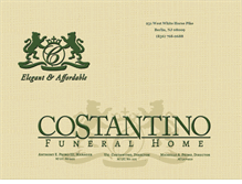 Tablet Screenshot of costantinofuneralhome.com